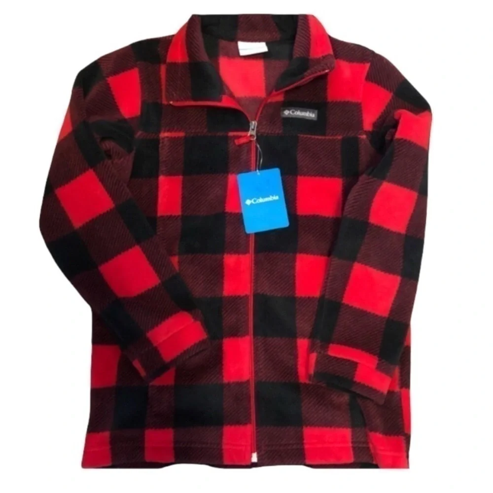 Eddie Bauer Kids Buffalo Plaid jacket Sz Medium & XL NWT